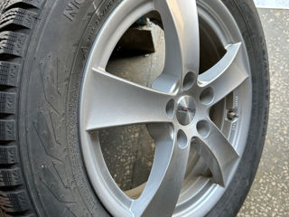 диски R17  114.3 + 215 60 R17 Nokian