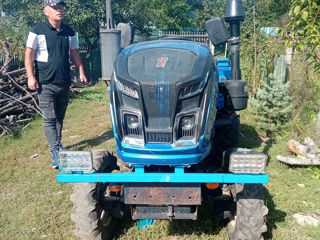 Mini tractor de 35 cai putere 44 tractiune prin cardan complet prițăp ,plug si freza foto 6