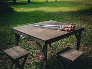Кейс/столик+стулья+шампуры "Camping Master Pro"