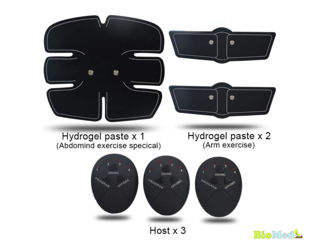 Smart Fitness EMS reincarcabil Trainer electrostimulare musculara Мышечная электростимуляция EMS фото 3