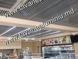 Tavane lamelare, poduri suspendate din aluminiu, потолки реечные касетные грильято алюминиевые foto 8