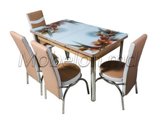 Маленький набор 110 стол и 4 стула. Больше моделей на сайте.+ Доставка