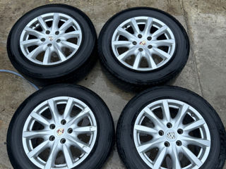 Jante porsche cayenne originale + anvelope bridgestone iarna 235/60/R18 foto 2