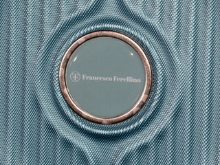 Valiza de calatorie Francesco Ferellino Fossette S, Egen Blue foto 3