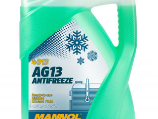 Antigel verde MANNOL 4013 Antifreeze AG13 (-40 C) Hightec 5L foto 1