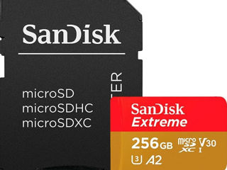 Карта Памяти Sandisk Extreme Microsdxc Uhs-i 256 Гб С Адаптером —новые foto 2