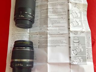 Canon Rebel Xs Ds126191  + 2 obiective   Made In Japan..La pret de 180 Euro foto 2
