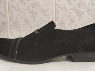 Продам туфли мужские новые черного цвета из натуральной замши  , Турция ,.Цена 1100 лей. foto 5