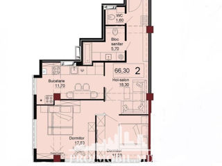 Apartament cu 2 camere, 66 m², Telecentru, Chișinău foto 4