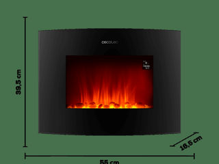 cecotec ready warm 2200 curved flames 2000w foto 3