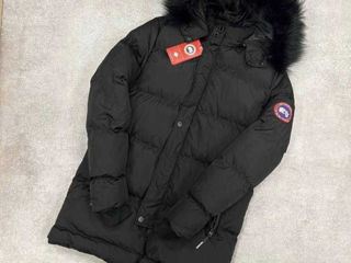 Новая зимняя удлиненная куртка Canada Goose. Размер L (полуобхват груди 57см, длина 85см, длина рука