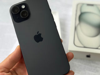 Iphone 15 128gb Black ca nou ! Tot setul + Garantie 12luni foto 2