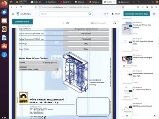 Distilatoare de apa ns112 Nuve Дистиллятор NS-112 foto 3