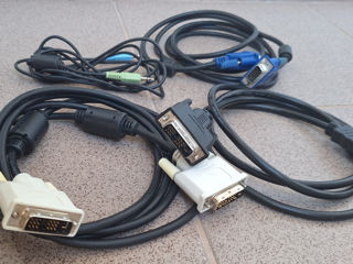 Кабеля HDMI - DVI-D - DVI-D, VGA, audio jack