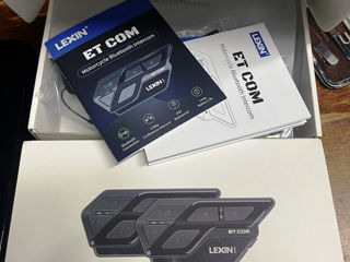 Мотогарнитура Lexin ET COM 1200M intercom motogarnitura foto 0