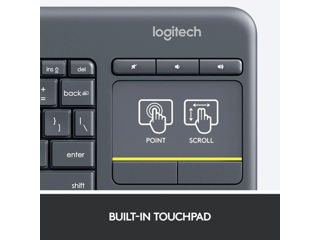 Tastatură Logitech K400 Plus Black foto 5