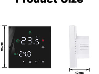 Termostat cu wifi pentru cazanul pe gaz. Tuya/Smart Life App foto 1