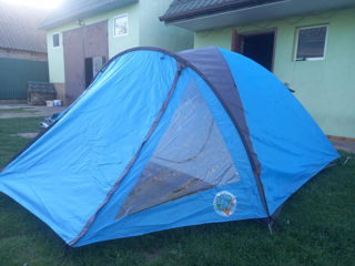 Палатка двух слойная 4-местная Саmping Check привезенная из Германии в очень хорошем состоянии foto 2