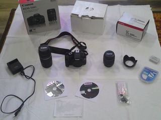 Canon 550D 18-55 75-300+флешка 16 foto 1