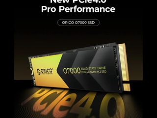 Внутренний твердотельный  накопитель Orico PCIe4 M.2 NVMe SSD PS5 Gaming 7000 MB/c foto 3