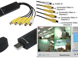 USB устройство видеозахвата EasyCap 1-4 канала foto 8