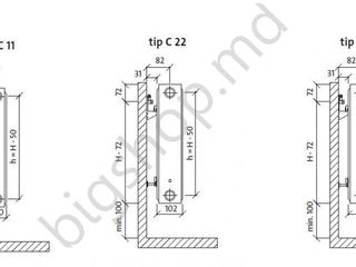 Radiator Simplex DD T22 500x2000 foto 2