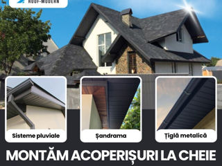 Montare acoperişuri la cheie timp de 7-10 zile garanţie фото 0