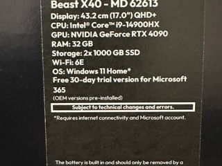 Medion  Erazer Beast X40 - MD 62613 foto 1