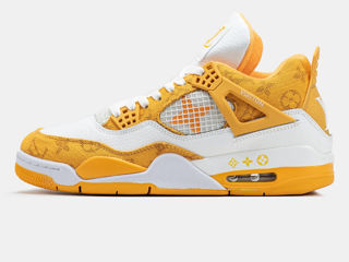 Nike Air Jordan 4 Retro Yellow x Louis Vuitton