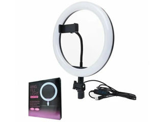 Lampa inel pentru selfie fara trepied HX-260 26 cm foto 2