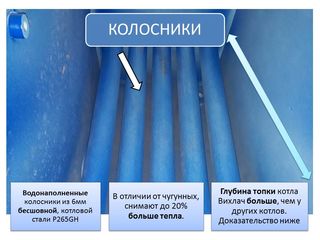 Котел Вихлач горит Верхним горением, это на 20% дольше чем у других. foto 11