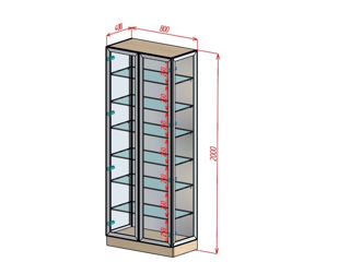 Mobilier nou cu lumina LED și oglindă фото 5