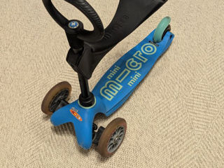 Trotineta Micro Mini 3 In 1 Deluxe - Aqua foto 6