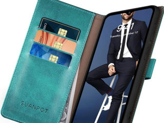 Чехол-кошелек Suanpot для Samsung Galaxy A03S,новый.