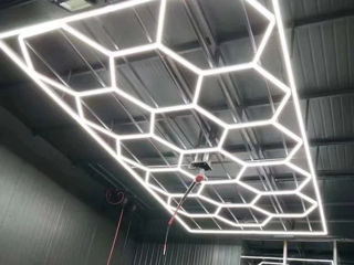 Hexagon led lights / / лампа для detailing four lumens foto 6