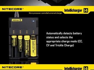 Универсальное зарядное устройство Nitecore Intellicharger i2 i4 d2 d4. foto 5