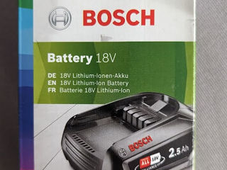bosch battery 18v 2.5ah foto 1