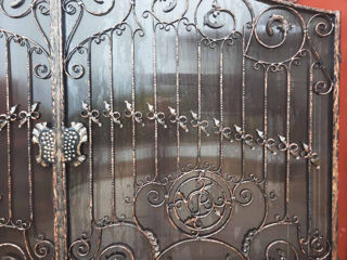 Кованые ворота для дома foto 2