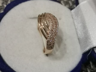 Женское золотое кольцо 585 пробы.Inel din aur 585 foto 3
