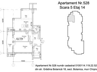 Apartament cu 3 camere, 79 m², Botanica, Chișinău foto 5