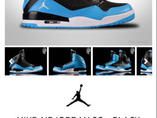 Nike Air Jordan SC-3 Black Powder Blue – mărimea 39, preț avantajos! foto 7