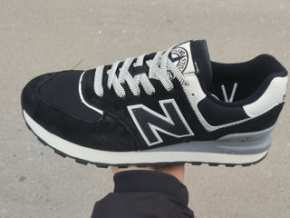 New balance 574 classic black  white (pe loc marimi) foto 2