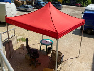 Acoperise pentru corturi mărime 3x3 metri roșii și albe ! foto 4