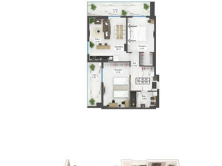 Apartament cu 3 camere, 144 m², Centru, Chișinău