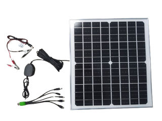 Panou solar pentru incarcarea si alimentarea bateriilor si gadgeturilor CL-1825 20W18V Faceți cunoșt foto 9