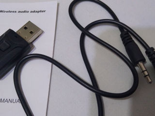 Bluetooth adapter 5.0 AUX Pentru Muzica in Masina foto 1