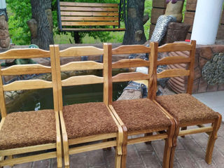 Taburete și scaune din lemn (stejar)