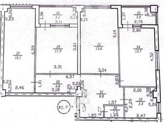 Apartament cu 3 camere, 89 m², Râșcani, Chișinău foto 4