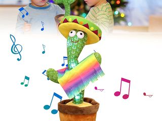 Танцующий кактус игрушка/ jucarie cactus dansator-danseaza, canta, imita, distractiv foto 3