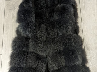 Продается Меховая жилетка из песца (натуральный мех) (Arctic Fox) 1 200 лей. foto 1
